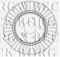 BORG & BECK bbd4493 -  Тормозной диск